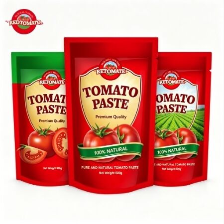 500g Bột cà chua gói đứng với nồng độ gấp ba và vị chua ngọt