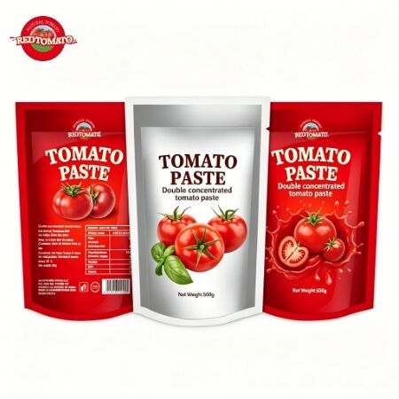 Bột cà chua nồng độ gấp đôi trong túi đứng 500g để sử dụng thuận tiện