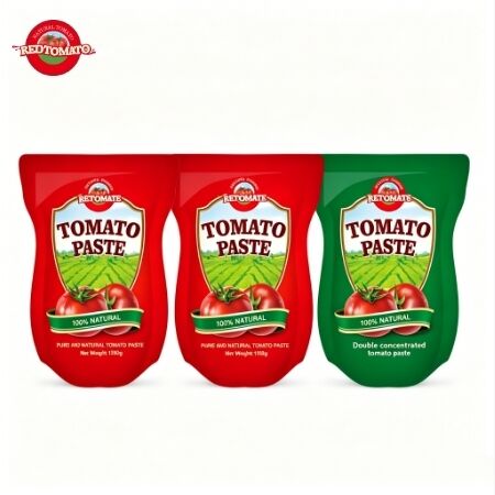 1100g Bột cà chua gói đứng với nồng độ gấp ba và tiêu chuẩn ISO HACCP BRC