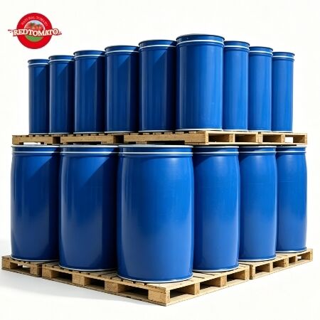 Cà chua cô đặc đóng thùng vụ mới 36-38% Brix ba lần cô đặc 100% nguyên chất Tân Cương