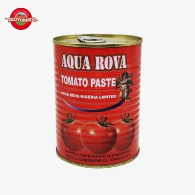 425g Bột cà chua đóng hộp trong hộp với nắp mở dễ dàng 30%-100% độ tinh khiết
