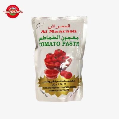 56g Sachet Tomato Paste Stand Up Bag Triple Concentrated 30%-100% Độ tinh khiết