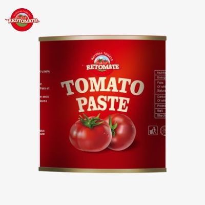 Bột cà chua đỏ đóng hộp 70g mỗi lon Khép mở cứng 30%-100% Độ tinh khiết