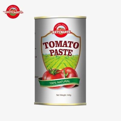 140g Tin of Gourmet Tomato Paste Chất lượng cao Ứng dụng dễ mở nắp