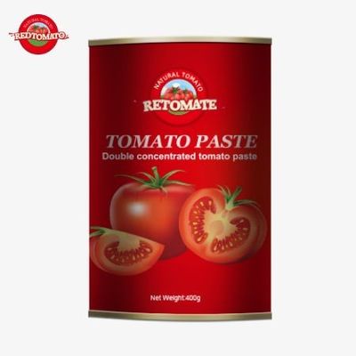 400g bột cà chua phù hợp với tiêu chuẩn sản xuất của ISO, HACCP BRC và FDA hướng dẫn