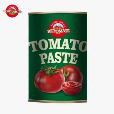 400g Bột cà chua đóng hộp tuân thủ nghiêm ngặt các tiêu chuẩn an toàn thực phẩm quốc tế cao nhất
