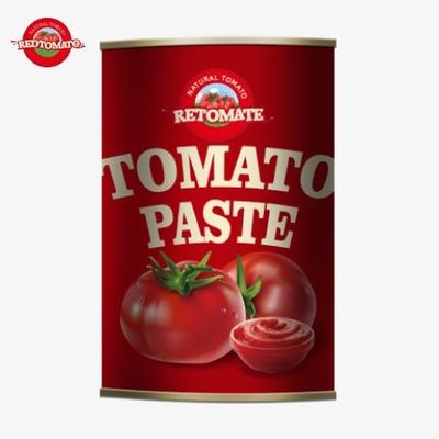 Sản xuất của 425g cà chua bột lon tuân thủ các tiêu chuẩn toàn cầu, bao gồm ISO HACCP BRC và FDA quy định