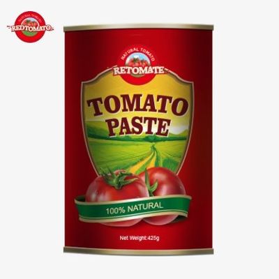 Bột cà chua 425g đóng hộp phù hợp với các tiêu chuẩn toàn cầu được thiết lập bởi các quy định của ISO HACCP BRC và FDA
