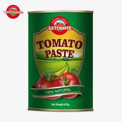Các 425g hộp bột cà chua tuân thủ các tiêu chuẩn toàn cầu được thiết lập bởi ISO HACCP BRC và FDA quy định