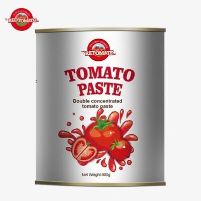 800g Bột cà chua đóng hộp tuân thủ nghiêm ngặt với nhiều tiêu chuẩn chất lượng và an toàn quốc tế