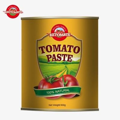 Bột cà chua 800g của chúng tôi đáp ứng tiêu chuẩn chất lượng quốc tế ISO HACCP BRC và FDA