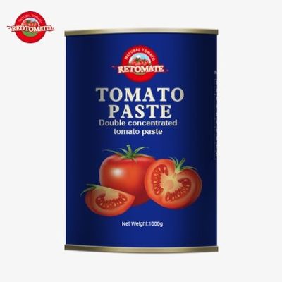 Cao chất lượng tươi Tin Canned Tomato Paste Nhà sản xuất 1000g OEM Canned Tomato Paste