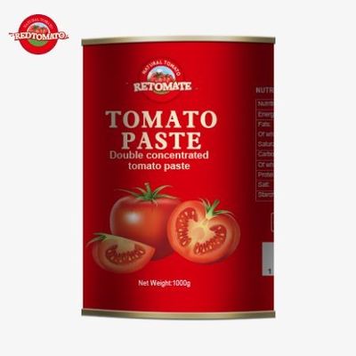 Nhà sản xuất 1000g lon lon rỗng rỗng cho cà chua