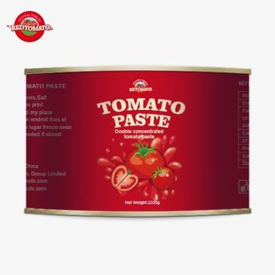 Nhà máy cà chua 28-30% Brix cà chua đóng hộp 2200g Tin cà chua paste chất lượng cao tươi