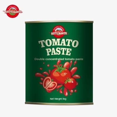3kg cà chua đóng hộp của chúng tôi đáp ứng các tiêu chuẩn sản xuất được thiết lập bởi ISO HACCP BRC và FDA
