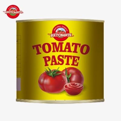 4500g Bột cà chua đóng hộp đáp ứng cả tiêu chuẩn ISO HACCP và BRC cũng như các tiêu chuẩn sản xuất của FDA