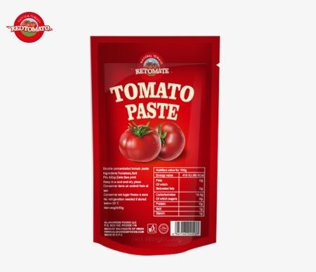 Các nhà sản xuất Giá nhà máy Trong túi đứng lên Chất dính cà chua 50G túi đóng gói