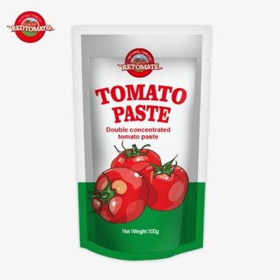 Bao bì trong 100g pasta cà chua với độ tinh khiết 100%.