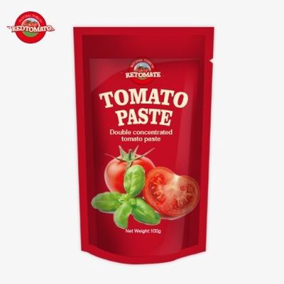 Bột cà chua 100% tinh khiết được đóng gói trong túi 100g