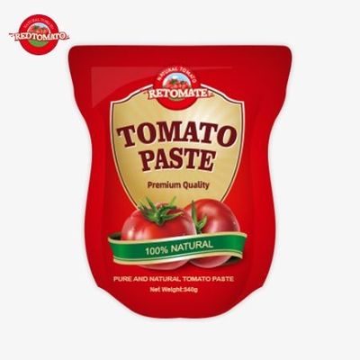 Thẻ nắp cà chua đỏ 340g cung cấp cả hai sự tiện lợi