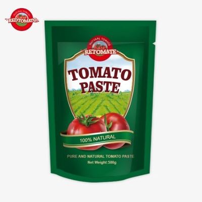 500g trong Stand Up Sachet Tomato Paste cung cấp gói thuận tiện và hương vị ngon