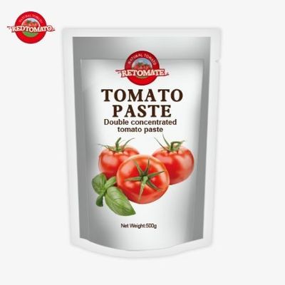 500g Stand-up Sachet of Tomato Paste cung cấp gói thuận tiện và hương vị tuyệt vời