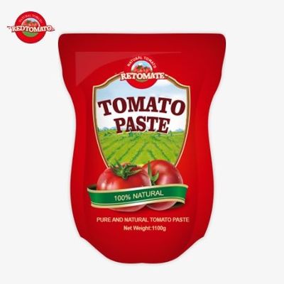 Chất dính cà chua Stand-Up Sachet 1100g 30%-100% Độ tinh khiết, ngọt và chua