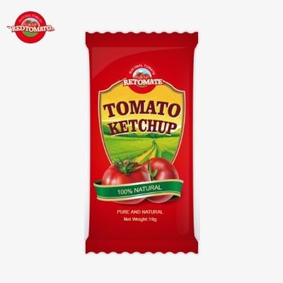 10g 1 túi cà chua Ketchup Hương vị ngọt ngào và phong phú, Hương vị tự nhiên tinh khiết Giá nhà máy
