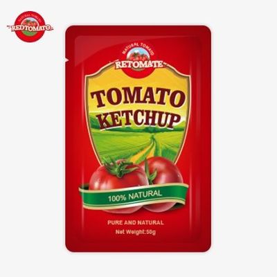 Nhà máy tùy chỉnh 50g S sachet ketchup để cung cấp chứng nhận ISO HACCP FDA bán chạy nhất thế giới