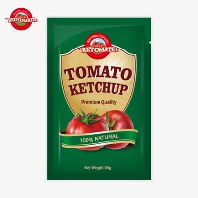 Các túi ketchup cao cấp 50g từ Trung Quốc được chứng nhận bởi ISO HACCP và FDA có sẵn ở giá nhà máy