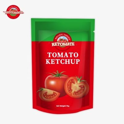 70g Ketchup Sachet hương vị tự nhiên tinh khiết Trung Quốc Factry sản xuất giá ưu đãi