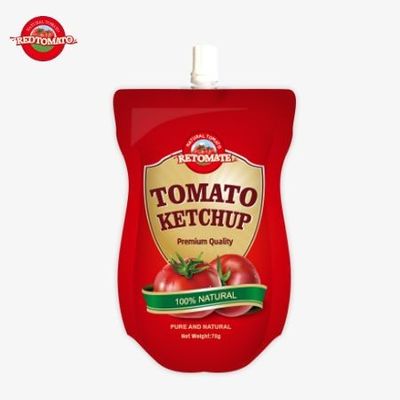 70g sachet giá nhà máy ketchup hương vị tự nhiên tinh khiết thuận tiện và tiêu chuẩn quốc tế