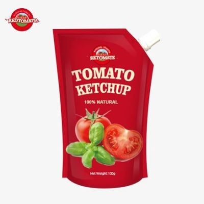 OEM Trung Quốc Giá nhà máy Nắm nước sốt túi ketchup 100g ngọt chua tinh khiết tự nhiên