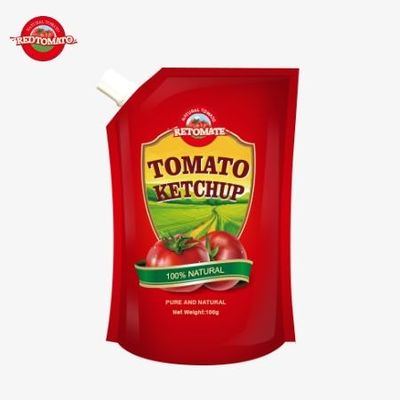 OEM 140g Ketchup sachets đáp ứng tiêu chuẩn quốc tế ở giá nhà máy