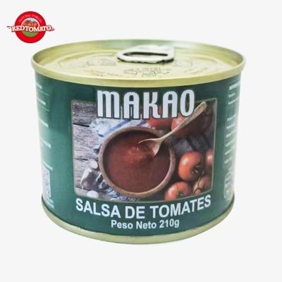 MAKAO 210g Salsa đóng hộp De cà chua Brix9-11%